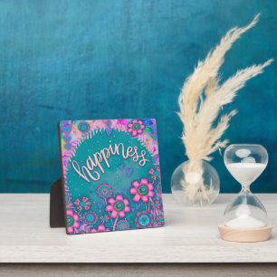 Photo Plutôt Bonheur Amusants Inspirivity Plaque Easel