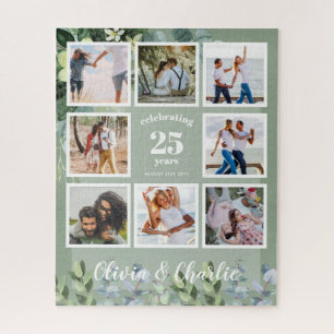 PHOTO Puzzle Mariage Anniversaire de verdure Thème