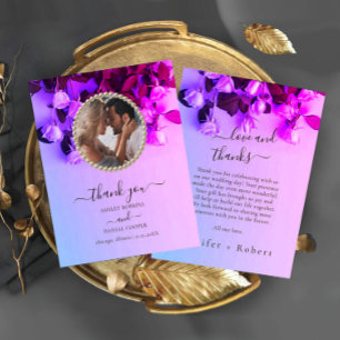 Photo Rainbow Mariage Carte de remerciements
