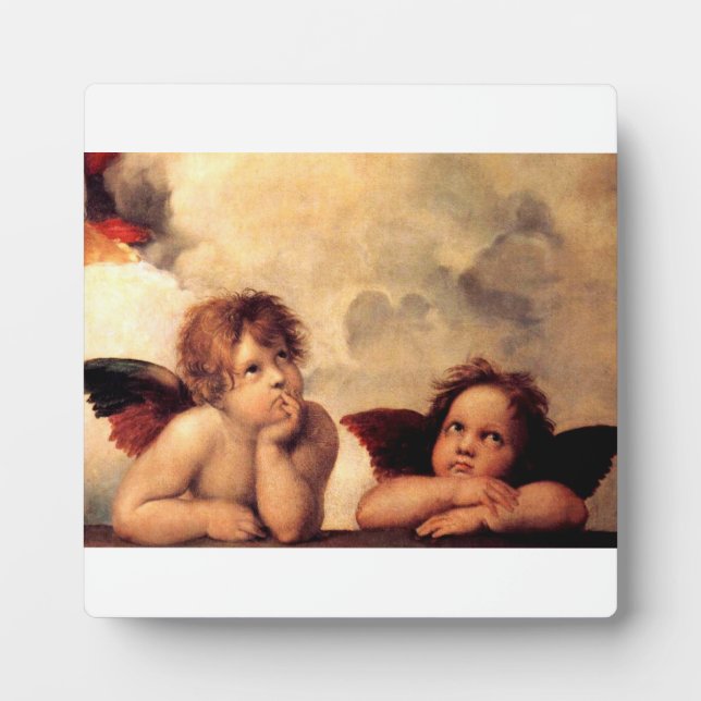 Photo Raphael Cherubs Sistine Madonna Plaque (Devant)