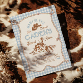 Photo Rodeo Birthday Invitation Einladung