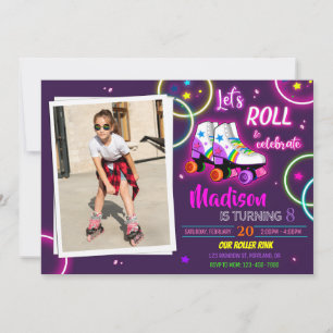 Photo Roller invitation anniversaire invitation de