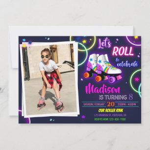 Photo Roller invitation anniversaire invitation de