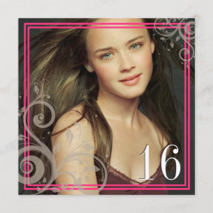 Photo rose - invitation du bonbon 16