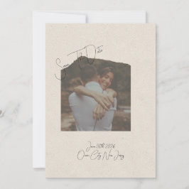 Photo Save The Date  Einladung