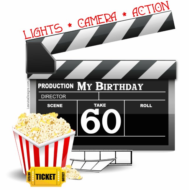 Photo Sculpture 60e anniversaire Movie Thème (Devant)