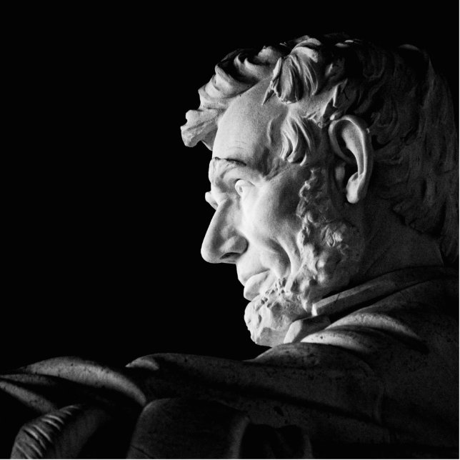 Photo Sculpture Abraham Lincoln (Devant)