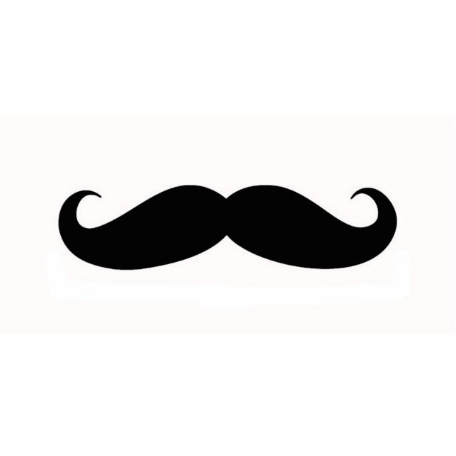 Photo Sculpture Aimant de moustache (Devant)