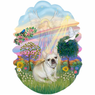 Photo Sculpture Angel Cloud - Chien de taureaux français 1
