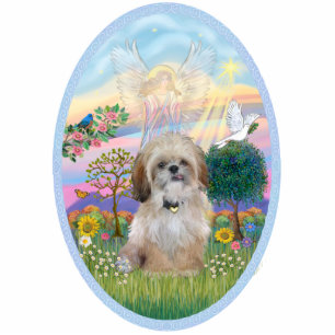 Photo Sculpture Angel Nuage - Shih Tzu (P)