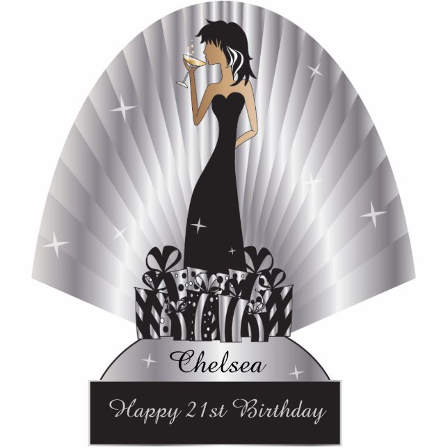 Photo Sculpture Anniversaire ou argent de la fille | de diva de (Devant)