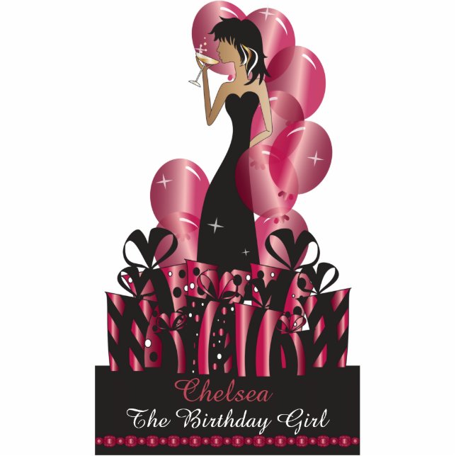 Photo Sculpture Anniversaire ou princesse Girl de diva de partie (Devant)