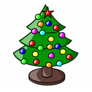 Photo Sculpture Arbre de Noël décoré