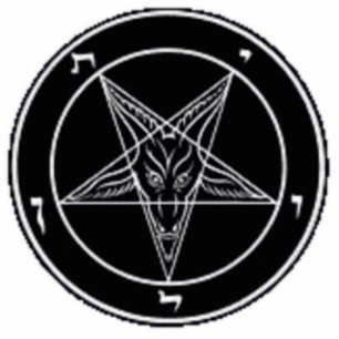 Photo Sculpture Baphomet avec l'étoile noire de chèvre