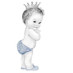 Photo Sculpture Blue Prince Baby Boy Douche