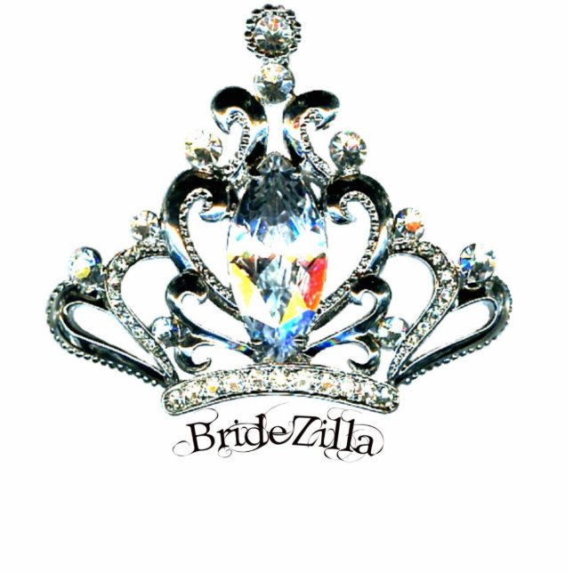 Photo Sculpture BrideZilla Tiara Sculpture (Devant)