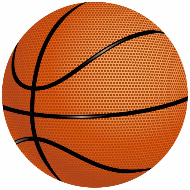 Photo Sculpture Cadeau frais de sport du basket-ball | (Devant)