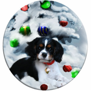 Photo Sculpture Cadeaux de Noël Cavalier King Charles Spaniel