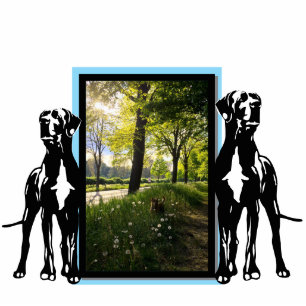 Photo Sculpture Cadre photo Great Dane