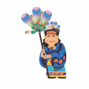 Photo Sculpture Cartoon Aztek