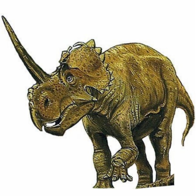 Photo Sculpture Centrosaurus Gregory Paul de sculpture en photo de (Devant)