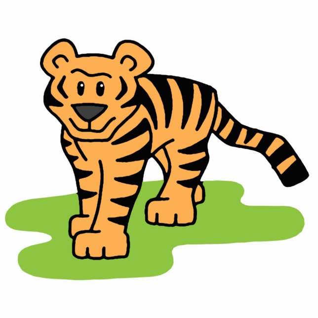 Photo Sculpture Chat de tigre de Bengale de clipart (images (Devant)