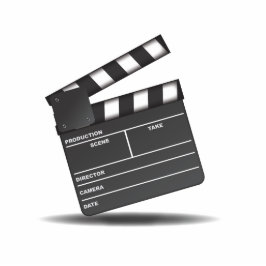 Photo Sculpture Clapperboard