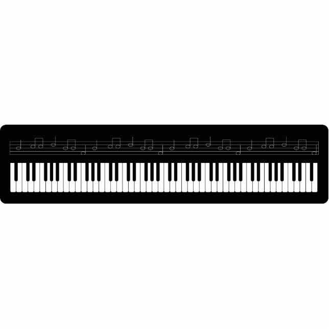 Photo Sculpture Clavier pour piano (Devant)