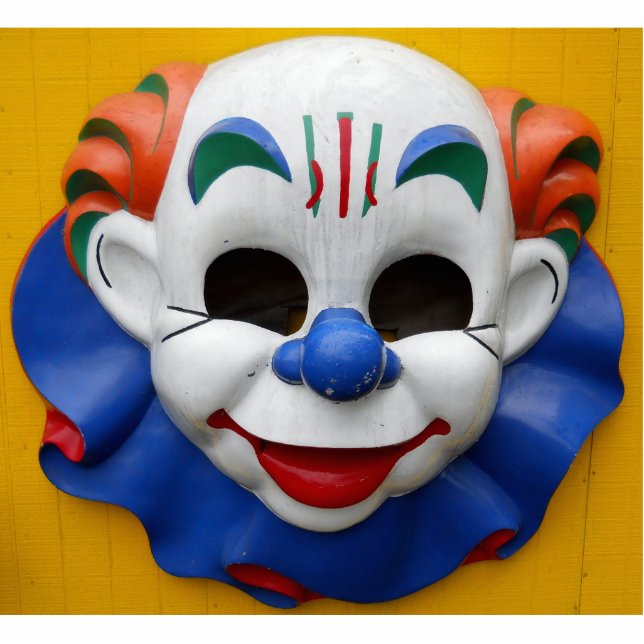 Photo Sculpture Clown de cirque déplaisant (Devant)