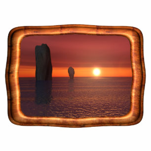 Photo Sculpture coucher de soleil