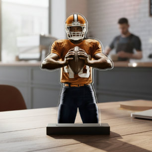 Photo Sculpture Coutume Coupe photo du joueur de football