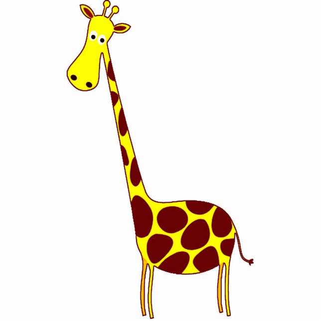 Photo Sculpture Customise-Le ! Cute Giraffe Design (Devant)