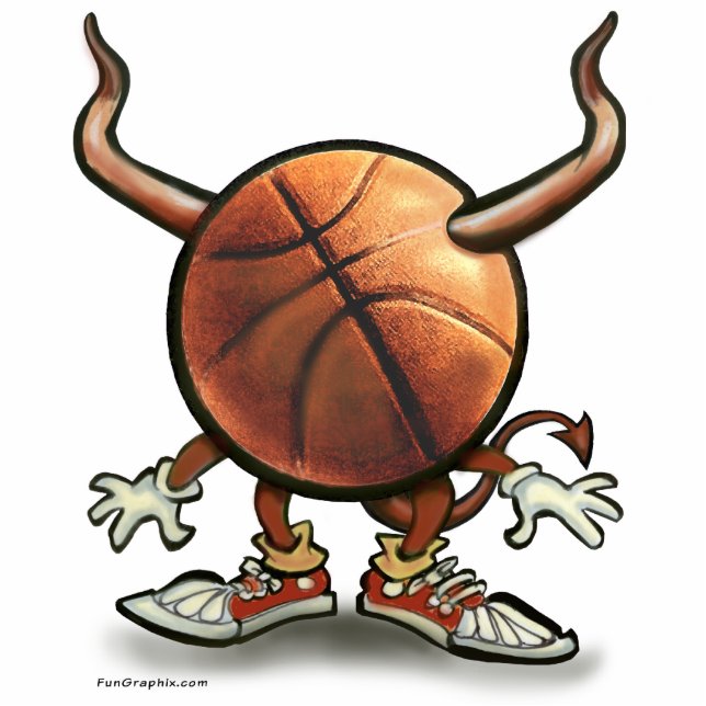 Photo Sculpture Diable de basket-ball (Devant)