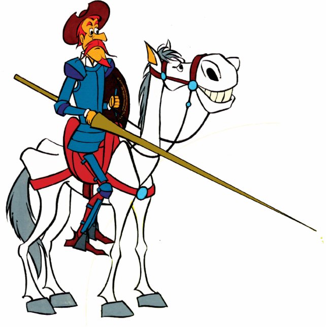 Photo Sculpture DON DON QUICHOTTE et ROCINANTE - sculpture - 400 (Devant)