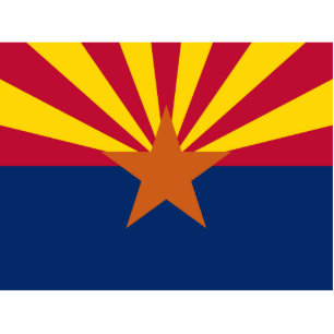 Photo Sculpture Drapeau d'État de l'Arizona