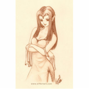 Photo Sculpture Elf (style d'anime)