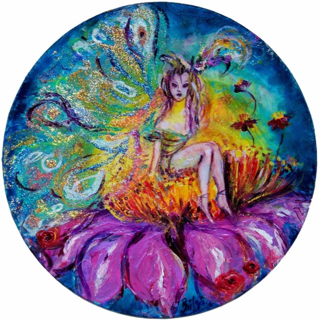 PHOTO SCULPTURE FAIRY DANS LA NUIT (Devant)