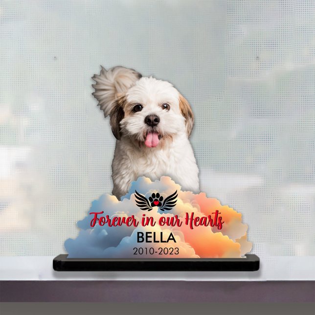 Photo Sculpture Famille Animaux de compagnie Photo Mémorial Sculpt (Pet Photo Memorial Sculpture Cutout)