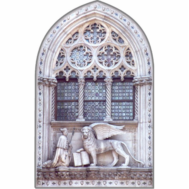 Photo Sculpture Fenêtre de lion aile San Marco (Devant)