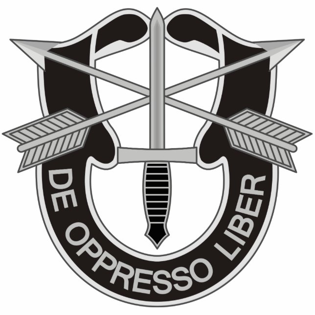 Photo Sculpture Forces spéciales SF De Oppresso Liber (Devant)