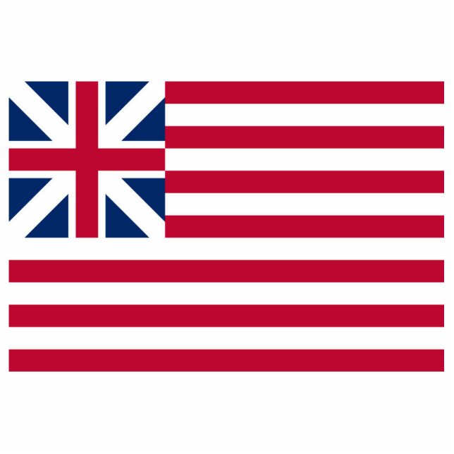 Photo Sculpture Grand Union, 1ère États-Unis Drapeau des colonies (Devant)