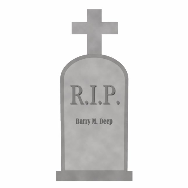 Photo Sculpture Halloween Barry M. Deep Tombstone Photo Sclupture (Devant)