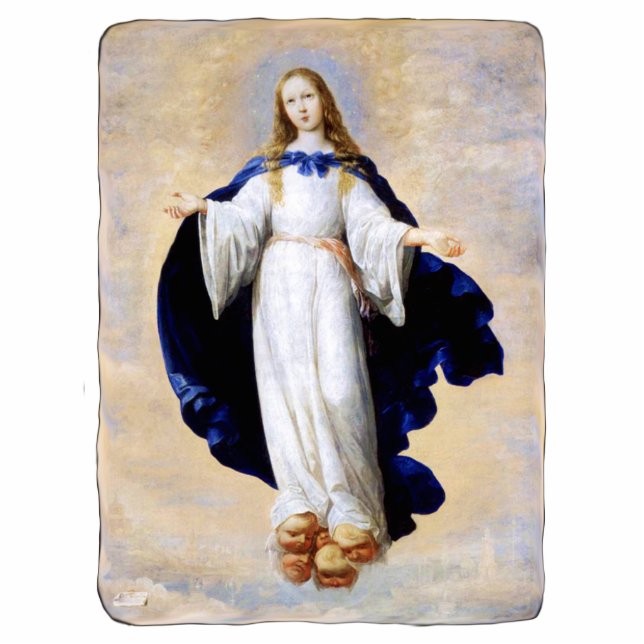 Photo Sculpture Immaculé Conception Cloud et Tcherub - Zurbaran (Devant)