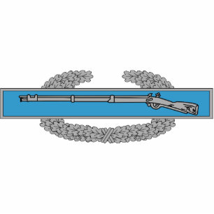 Photo Sculpture Insigne de l'Infanteur de combat CIB Armée Vétéran