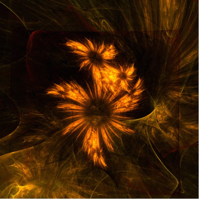 Photo Sculpture Jardin mystique Art Abstrait (Devant)