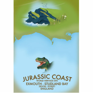 Photo Sculpture Jurassic Coast England South Coast Travel poster