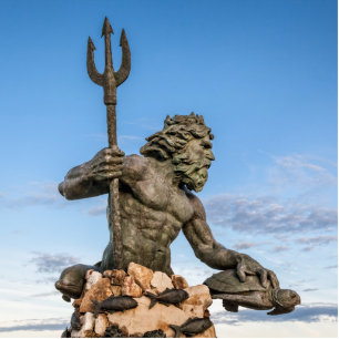Photo Sculpture King Neptune