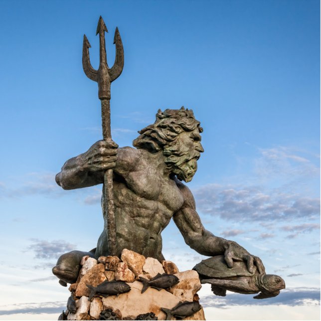 Photo Sculpture King Neptune (Devant)