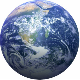 Photo Sculpture La terre - effet 3D