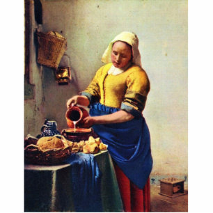 Photo Sculpture La trayeuse [1]. Par Johannes Vermeer